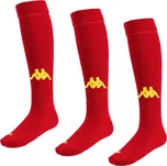 Kappa PENAO štulpny (3 pack) Crimson Red-Yellow 39-42