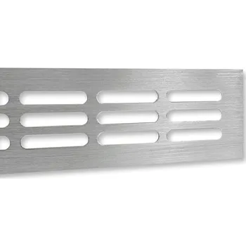 Větrací mřížka Větrací mřížka kartáčovaný hliník 60 x 800