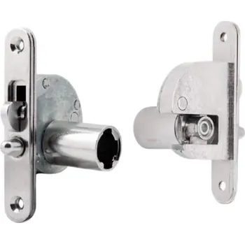 Nábytkové kování Burg Zámek roletový BURG - nikl