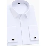 Elegantní pánská košile Standard-fit dlouhý rukáv Barva: Bílá, Velikost: 42