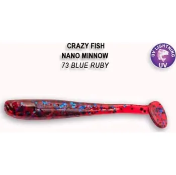 Umělá nástraha Crazy Fish Nano Minnow 5,5 cm 73 blue rubby