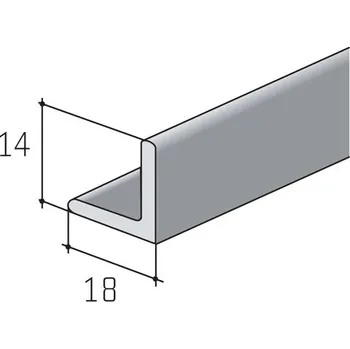 Nábytkové kování Salu Spodní lišta S25 - 2m