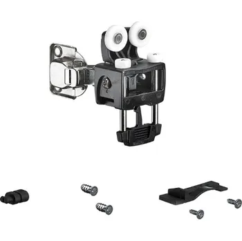 Nábytek Hettich Wingline L Do 12Kg, Se Zavíracími Pružinami, Bez Dolního Vedení, Sada Levá Černá