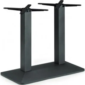 Nábytkové kování Centrální noha CN BCI 1723-1 Černá 800 x 400 x 730 dvojitá