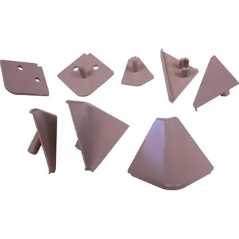 Pfleiderer Holzwerkstoffe Gmb SADA KONCOVEK ZUBEHÖR WANDANSCHUSSPROFIL-HE_WAPZU DELTA HELLGRAU - (SVĚTLE ŠEDÁ)