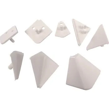 Kuchyňská pracovní deska Pfleiderer Holzwerkstoffe Gmb SADA KONCOVEK ZUBEHÖR WANDANSCHUSSPROFIL-HE_WAPZU DELTA WEISS (BÍLÉ)