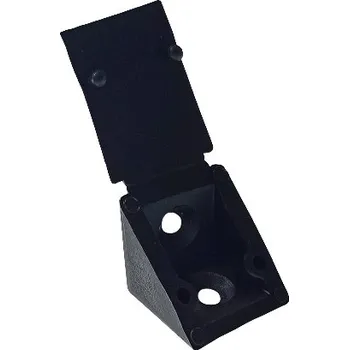 Tesařské kování Úhelník plastový malý - černý