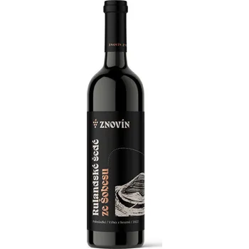 Víno Znovín Znojmo Rulandské šedé ze Šobesu výběr z hroznů 2022 Naše klenoty