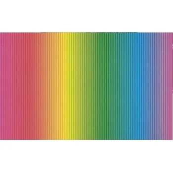 Karton Vlnitá lepenka A4 - duha