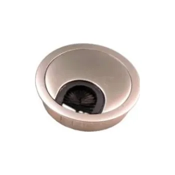 Nábytek GTV Průchodka na kabely kovová o 60 mm - inox