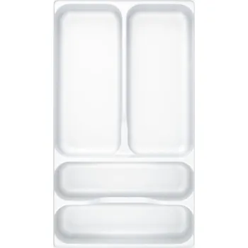 Příborník do zásuvky Hettich Příborníková vložka OrgaTray 440, Š 251-300mm/H 441-520mm bílá