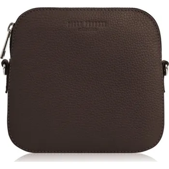 Kabelka Malé praktické crossbody PAOLO PERUZZI pro každý den; tmavě hnědá SKL