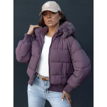 Dámská parka Dámská zimní bunda COLDPACK TY4427 Barva: Fialová, Velikost: XL