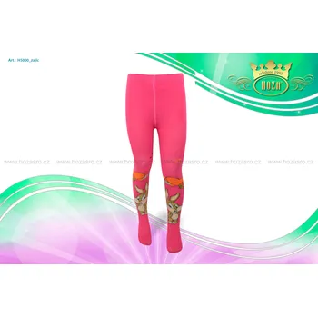 Hoza Dětské punčochové kalhoty - zajíc - H5000-n1 Barva: růžová, Velikost: 104-110 cm / 3-4 roky