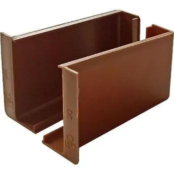 Nábytkové kování Camar Krytka rektifikační kování dub tmavý CAMAR 806 levý + pravý