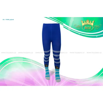 Hoza Dětské punčochové kalhoty - pejsek - H5000-n2 Barva: tmavá modrá, Velikost: 58-62 cm / 0-3 měsíce