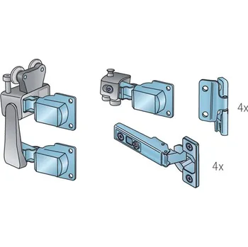 Nábytkové kování Salu Sada S25 pro skládací dveře