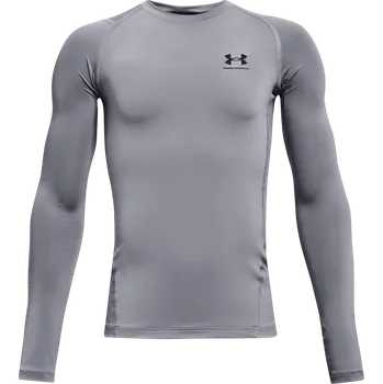 Pánské tričko Triko s dlouhým rukávem Under UA HG Armour LS 1361731-035 Velikost YMD