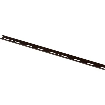 Nábytkové kování HETTICH Lišta nástěnná hnědá dvouřadá 500mm