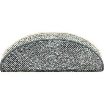 Nášlap na schod Nášlapy na schody Wellington (obdélník a půlkruh) Wellington šedý půlkruh 24 x 65 cm - SLEVA posl.8 ks