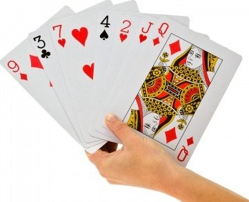 Hrací karty velké - poker