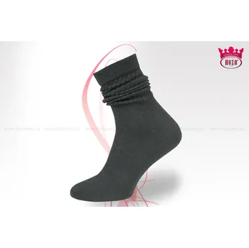 Dámské ponožky Dámské ponožky HOZA Aerobic - H005 Barva: černá, Velikost: 25-27