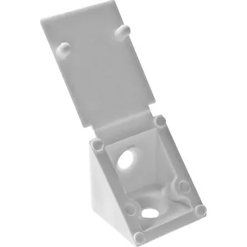 Tesařské kování Úhelník plastový malý - bílý
