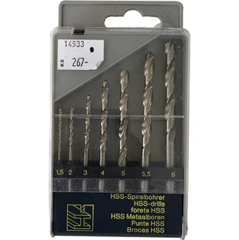 Příslušenství k nářadí NÁSTROJE CZ SADA VRTÁKŮ VYBRUŠOVANÉ 7 DÍLNÁ VK