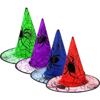 Klobouk Klobouk čarodějnický barevný LUMA mix