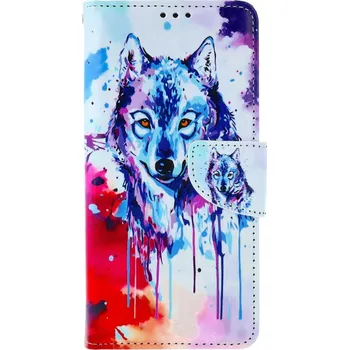 Pouzdro na mobilní telefon Pouzdro Xiaomi Redmi Note 13 Pro knížkové Kresba vlka (kryt neboli obal na Xiaomi Redmi Note 13 Pro)