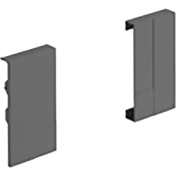 Hettich Atira spojky pro čelo vnitřní zásuvky 70 mm antracitové