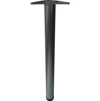 GTV Noha stolová 60 x 710 matný chrom s pevnou paticí (vrchní upevnění)