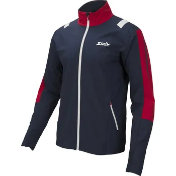 Oblečení a móda SWIX INFINITY JACKET M Dark Navy/Swix Red Velikost: S
