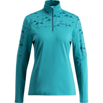 Rukavice SWIX INFINITY LIGHT HALF ZIP W Teal/Dark Teal Velikost: XS