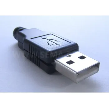 konektor USB A male 0 na kabel s krytkou