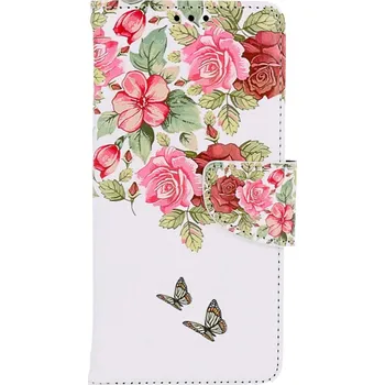 Pouzdro na mobilní telefon Pouzdro Samsung A54 5G knížkové Něžné květy (kryt neboli obal na Samsung A54 5G)