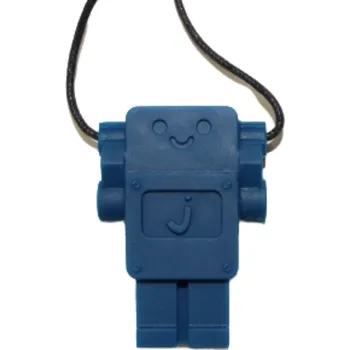 Jellystone Designs Uklidňující přívěsek Robot Tmavě modrý