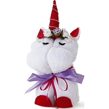 Wooline Jednorožec z ručníků, bílá Dostupné do vyprodání zásob!