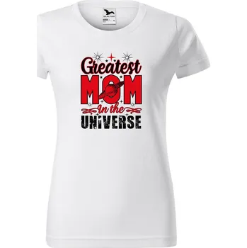 Dámské tričko DOBRÝ TRIKO Dámské tričko s potiskem Greatest mom Barva: Bílá, Velikost: L