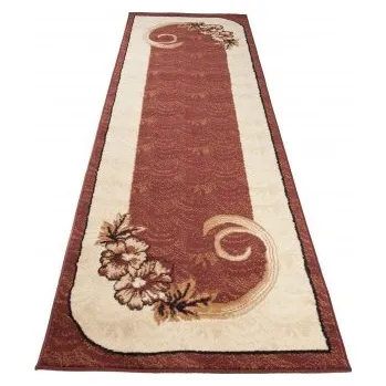 Koberec Makro Abra Koberec Běhoun ATLAS A166A hnědý Rozměr: 70x200 cm