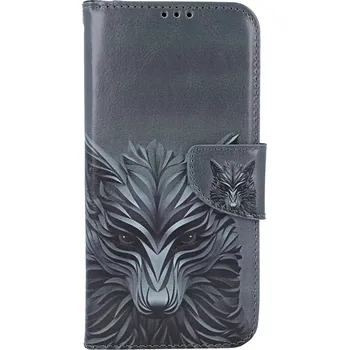 Pouzdro na mobilní telefon Pouzdro Samsung A52 knížkové Vlk (kryt neboli obal na Samsung A52)