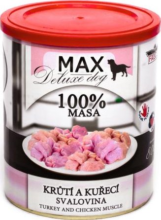 MAX krůtí a kuřecí svalovina 800g