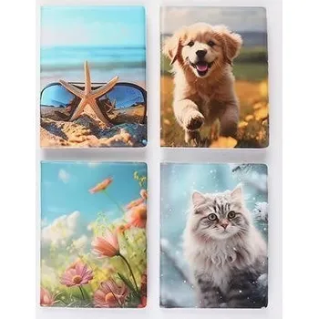 Obal na doklad Pouzdro na průkazy, dívčí, 16 listů, vertikální, PVC