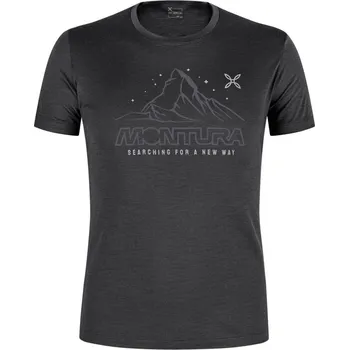 Pánské tričko Triko Montura Merino Mountain T-shirt XL black