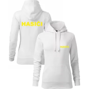 Dámská mikina Bílá dámská mikina pro hasiče