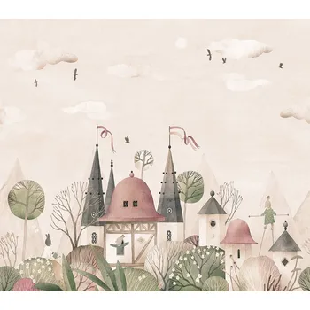 Tapeta Decoprint Dětská vliesová obrazová tapeta na zeď, zvířátka, CW6007-7, Cute Walls, Decoprint, velikost 3,18 x 2,8 m