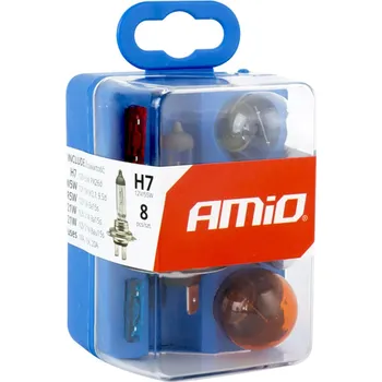 Autodoplněk Sada žárovek a pojistek, 8ks H7 AMIO-01499