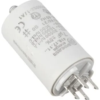 Kondenzátor Rozběhový kondenzátor 7uF 425V / 475V DUCATI, konektory, motorový kondenzátor