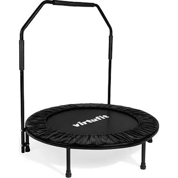 Trampolína Skládací trampolína s držadlem VIRTUFIT 100 cm černá