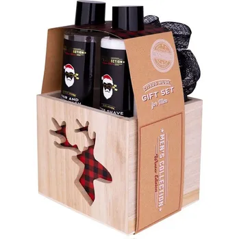SET koupelový MEN'S COLLECTION WINTER EDITION v dřevěné krabičce, vč. 150ml gel sprchový/š